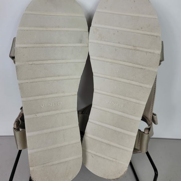 Vince Ajustable Strap Sandals Sz 8.5M Beige plataform sandals - Picture 8 of 8